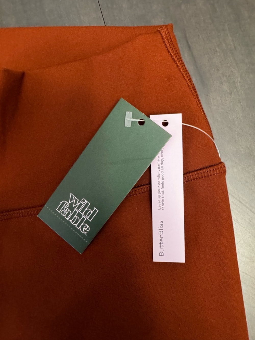 NWT Wild Fable Leggings High Waisted ButterBliss Rust Brown Large New - Picture 2 of 10